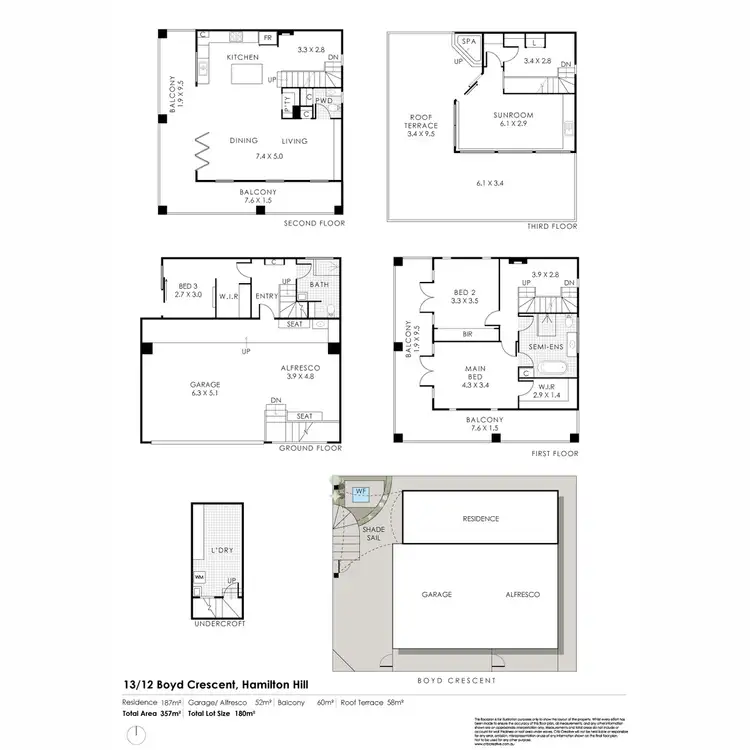 Floorplan of Homely house listing, 13/12 Boyd Crescent, Hamilton Hill WA 6163