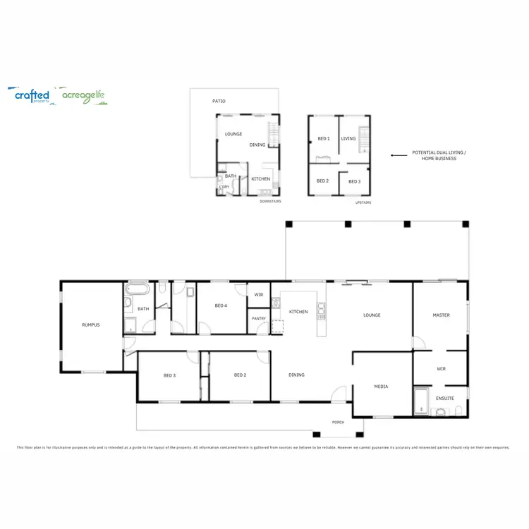 Floorplan of Homely house listing, 146 Honeyeater Drive, Greenbank QLD 4124