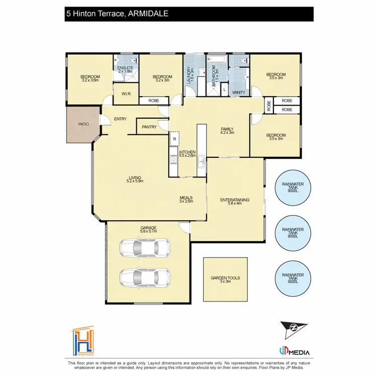 Floorplan of Homely house listing, 5 Hinton Terrace, Armidale NSW 2350