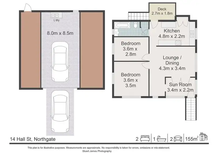 Floorplan of Homely house listing, 14 Hall Street, Northgate QLD 4013