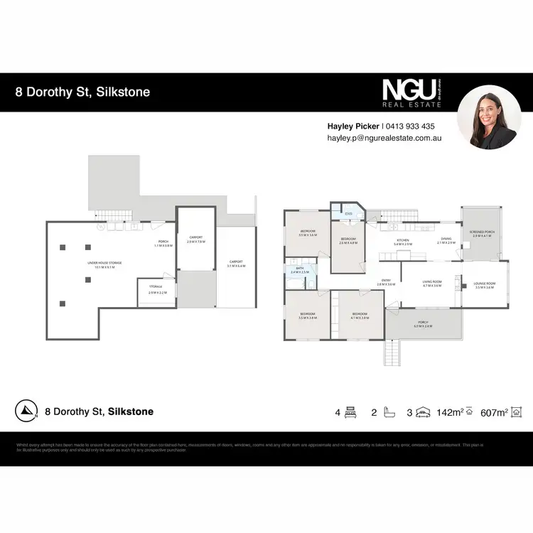 Floorplan of Homely house listing, 8 Dorothy Street, Silkstone QLD 4304