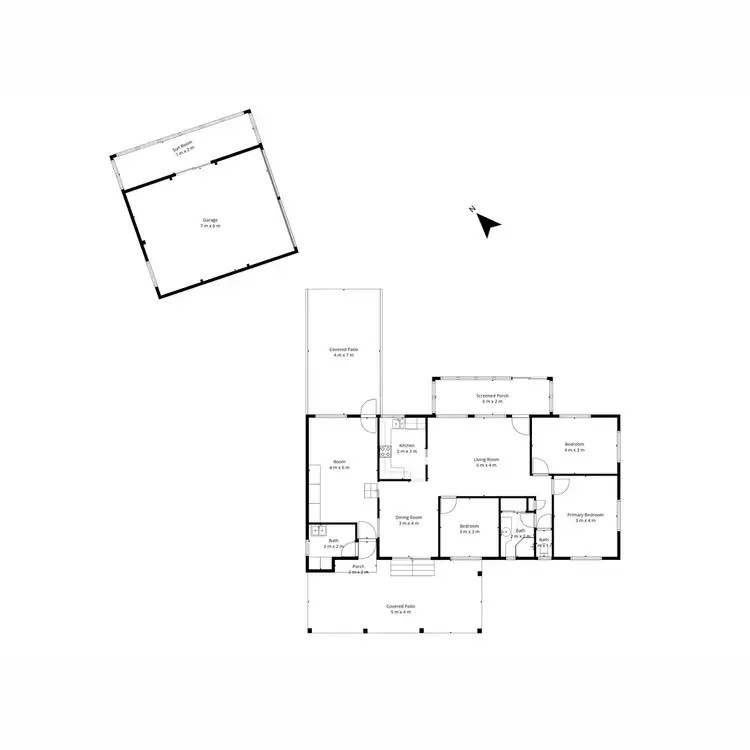 Floorplan of Homely house listing, 68 Langbeckers Road, Thabeban QLD 4670