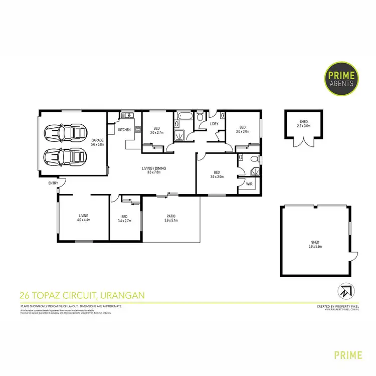 Floorplan of Homely house listing, 26 Topaz Circuit, Urangan QLD 4655