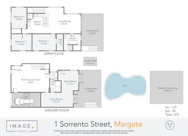 Floorplan of Homely house listing, 1 Sorrento Street, Margate QLD 4019