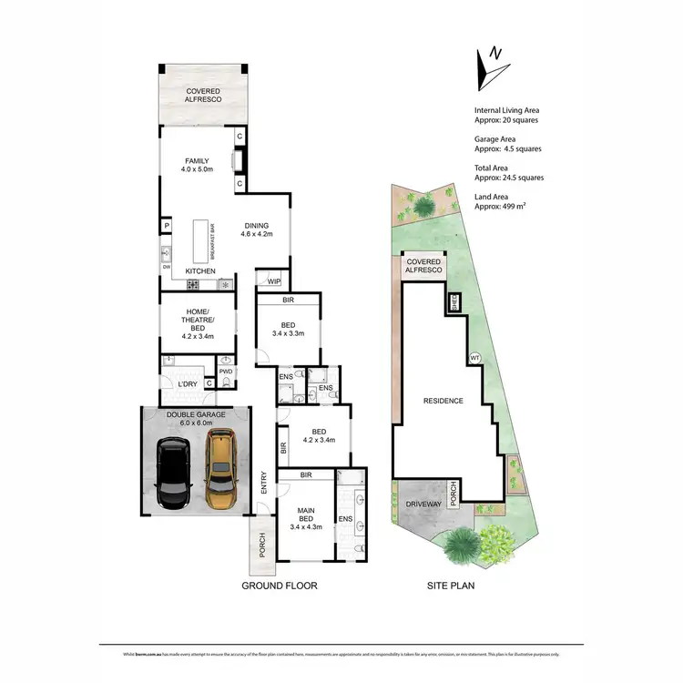Floorplan of Homely house listing, 2A Coutts Street, Safety Beach VIC 3936