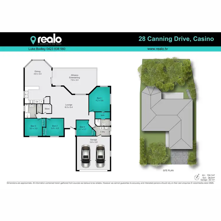 Floorplan of Homely house listing, 28 Canning Drive, Casino NSW 2470