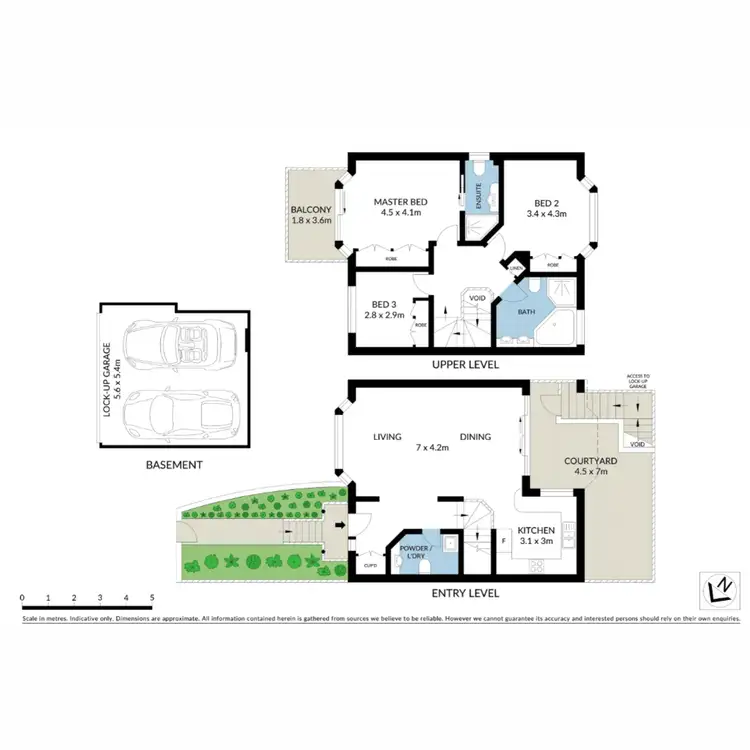 Floorplan of Homely townhouse listing, 1/65 Dover Road, Rose Bay NSW 2029