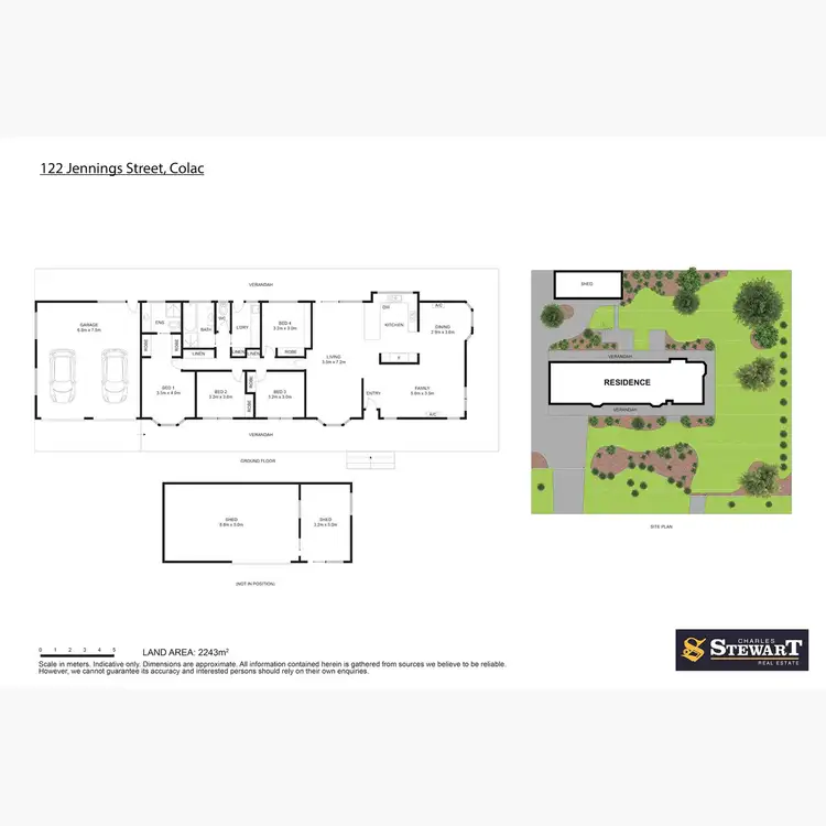 Floorplan of Homely house listing, 122 Jennings Street, Colac VIC 3250