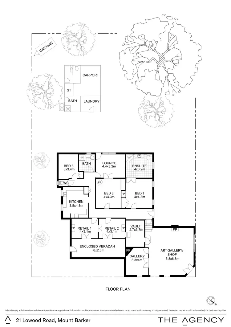 Floorplan of Homely house listing, 21 Lowood Road, Mount Barker WA 6324