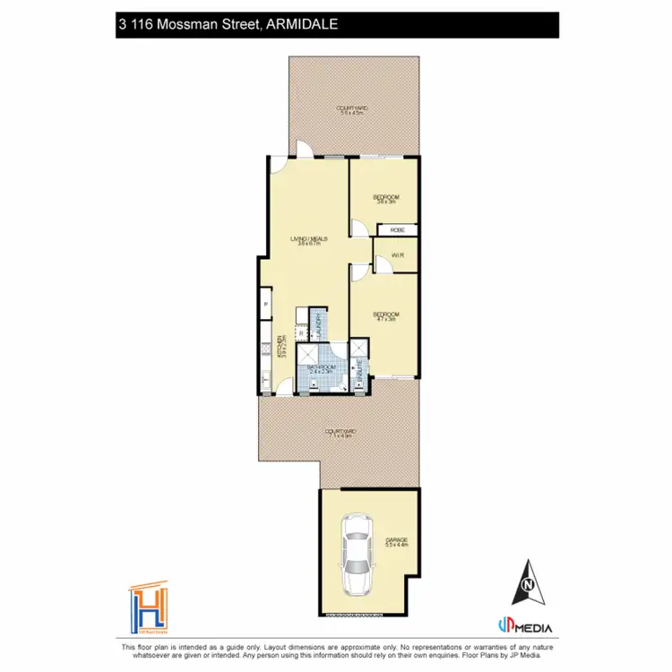 Floorplan of Homely townhouse listing, 3/116 Mossman Street, Armidale NSW 2350