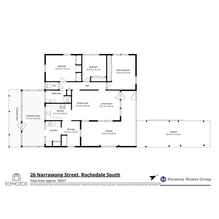 Floorplan of Homely house listing, 26 Narrawong Street, Rochedale South QLD 4123