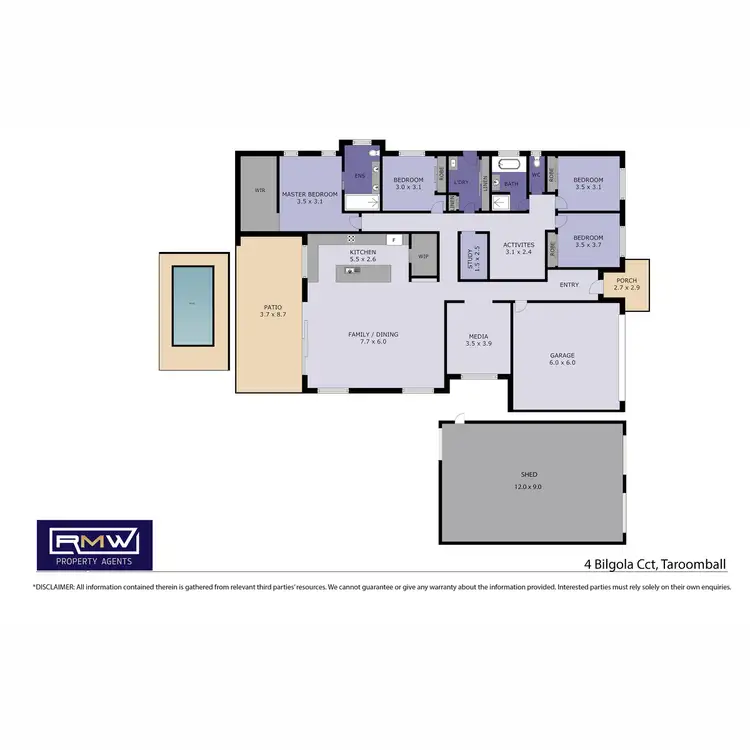Floorplan of Homely house listing, 4 Bilgola Court, Taroomball QLD 4703