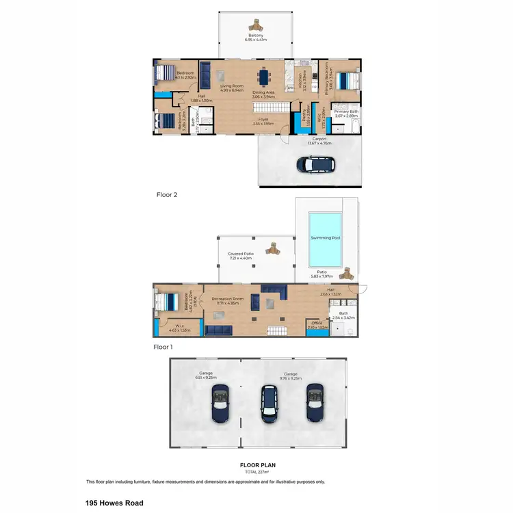 Floorplan of Homely house listing, 195 Howes Road, Farnborough QLD 4703