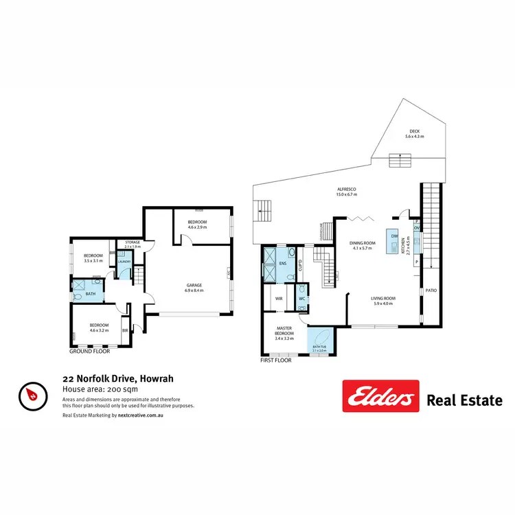 Floorplan of Homely house listing, 22 Norfolk Drive, Howrah TAS 7018