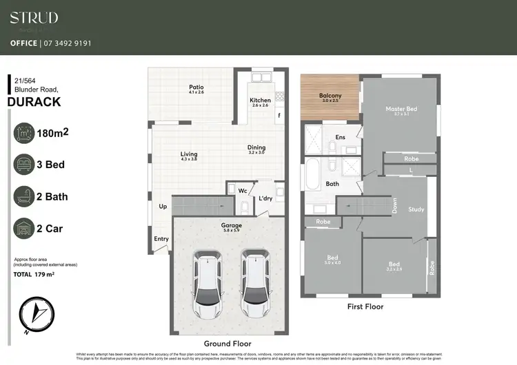 Floorplan of Homely townhouse listing, 21/564 Blunder Road, Durack QLD 4077