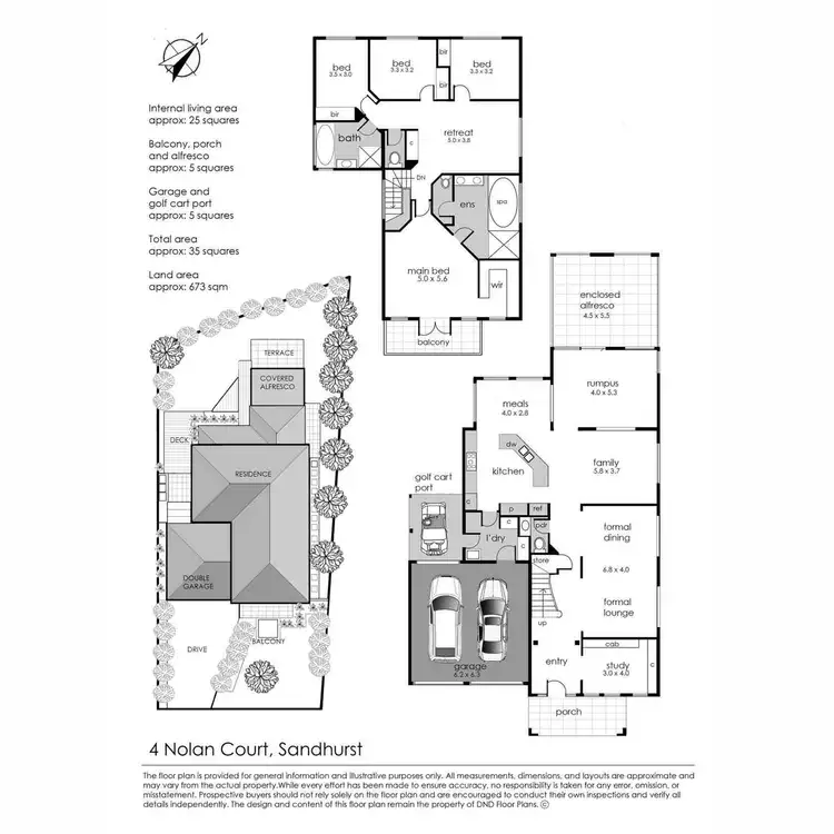 Floorplan of Homely house listing, 4 Nolan Court, Sandhurst VIC 3977