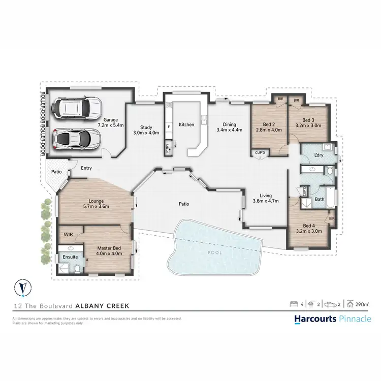 Floorplan of Homely house listing, 12 The Boulevard, Albany Creek QLD 4035