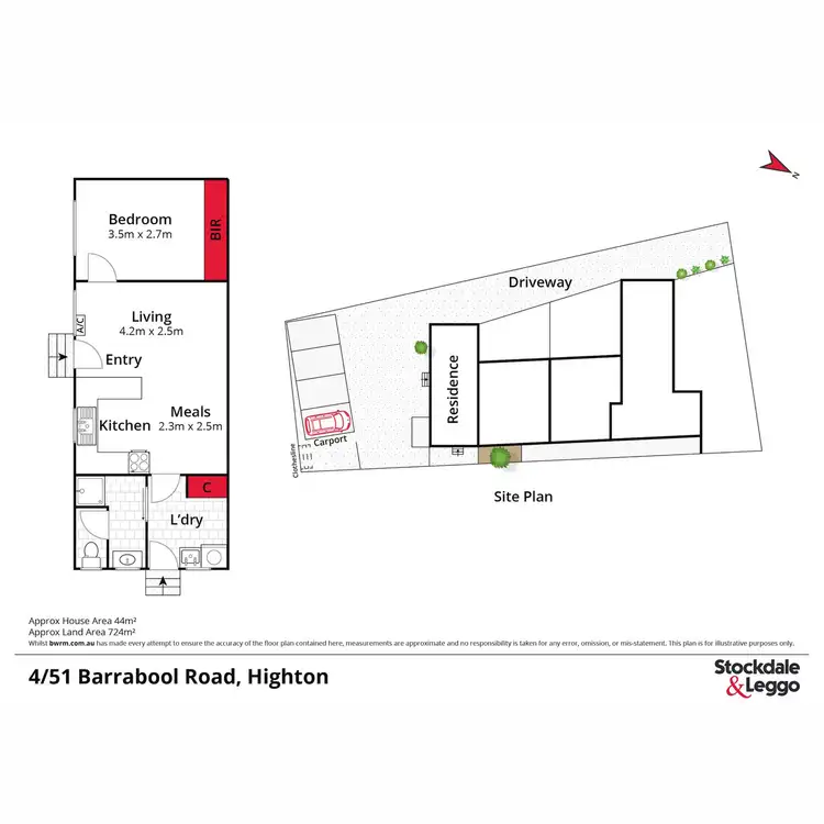 Floorplan of Homely unit listing, 4/51 Barrabool Road, Highton VIC 3216
