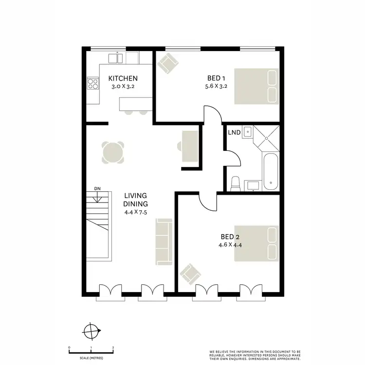 Floorplan of Homely apartment listing, 179-181 Palmer Street, Darlinghurst NSW 2010