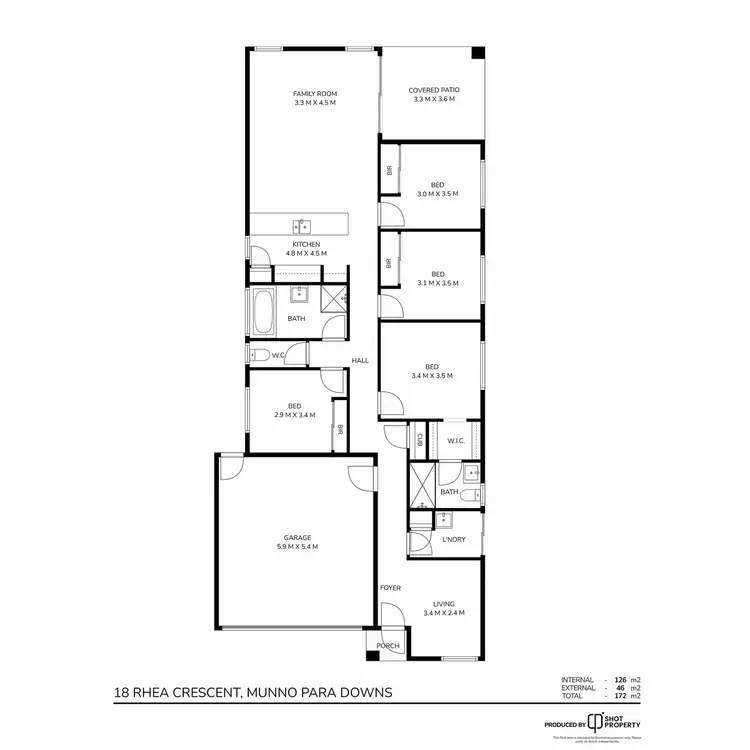 Floorplan of Homely house listing, 18 Rhea Crescent, Munno Para Downs SA 5115