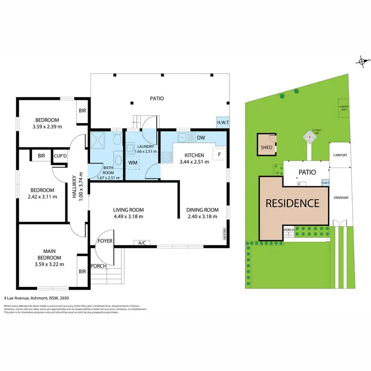 Floorplan of Homely house listing, 4 Lae Avenue, Ashmont NSW 2650