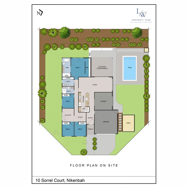 Floorplan of Homely house listing, 10 Sorrel Court, Nikenbah QLD 4655