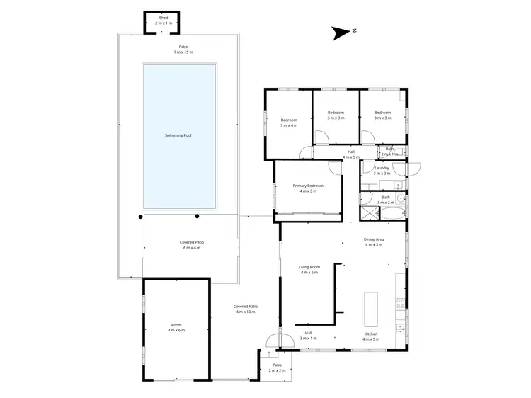 Floorplan of Homely house listing, 133 Branyan Street, Svensson Heights QLD 4670