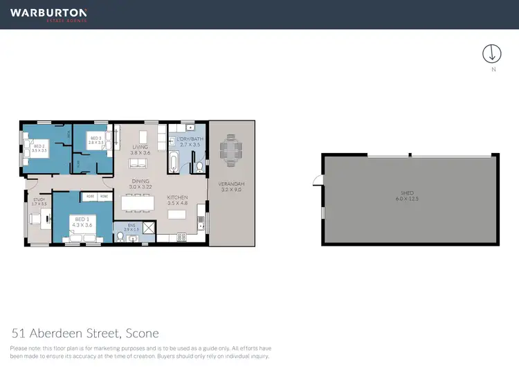 Floorplan of Homely house listing, 51 Aberdeen Street, Scone NSW 2337