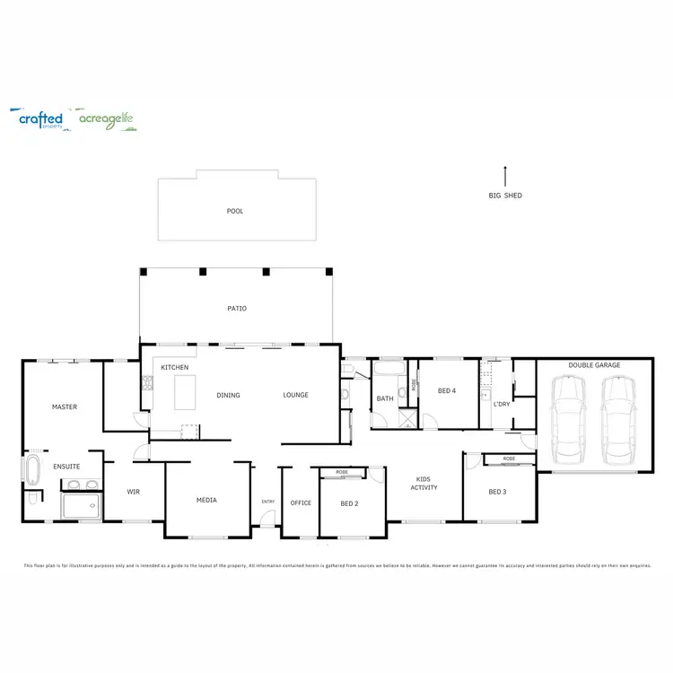 Floorplan of Homely house listing, 24 Whiteley Court, New Beith QLD 4124