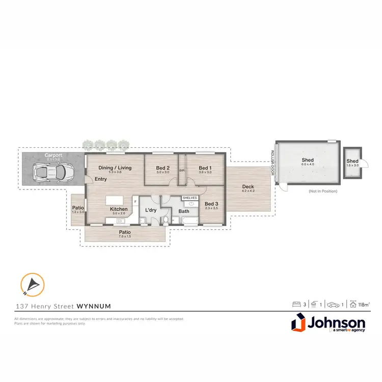Floorplan of Homely house listing, 137 Henry Street, Wynnum QLD 4178