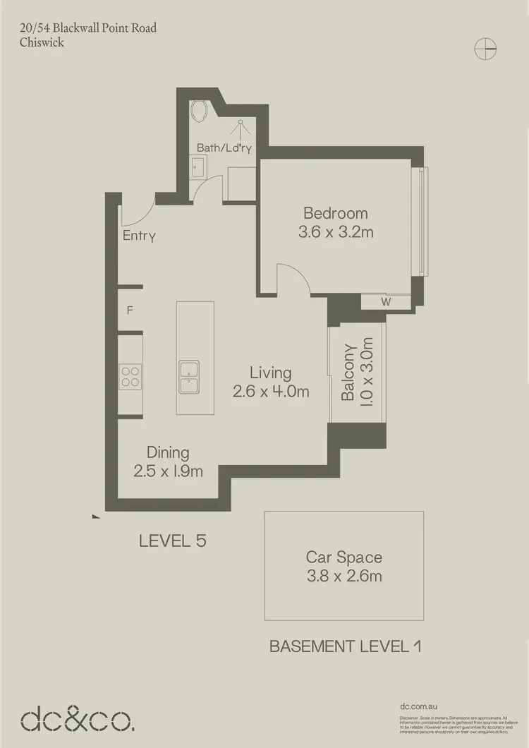 Floorplan of Homely apartment listing, 20/54 Blackwall Point Road, Chiswick NSW 2046