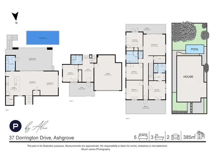 Floorplan of Homely house listing, 37 Dorrington Drive, Ashgrove QLD 4060