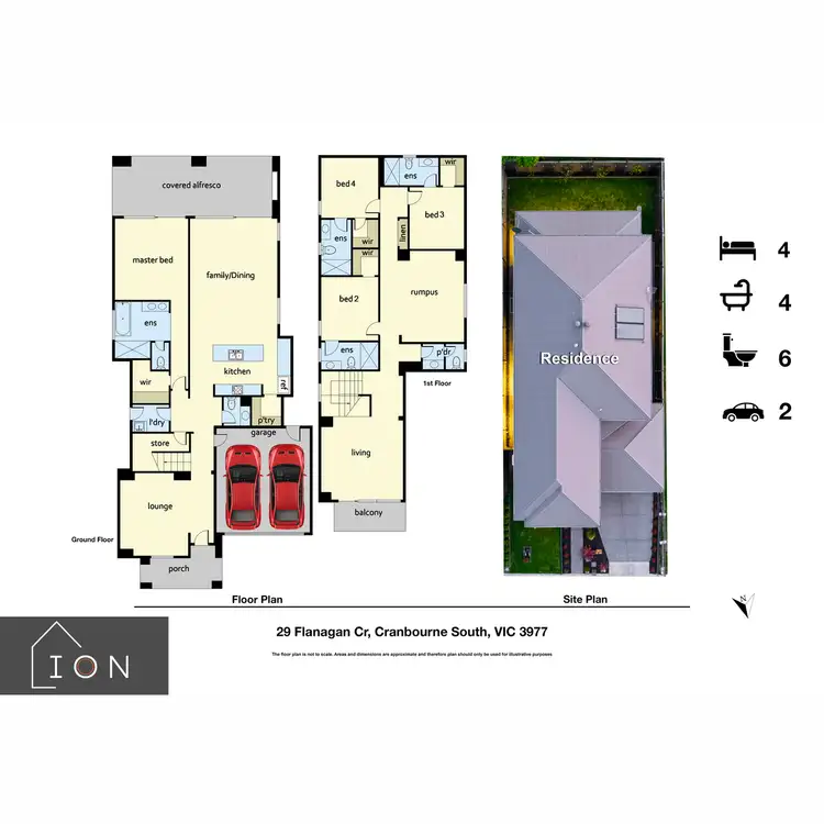 Floorplan of Homely house listing, 29 Flanagan Crescent, Cranbourne South VIC 3977