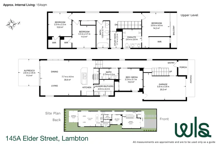 Floorplan of Homely house listing, 145A Elder Street, Lambton NSW 2299