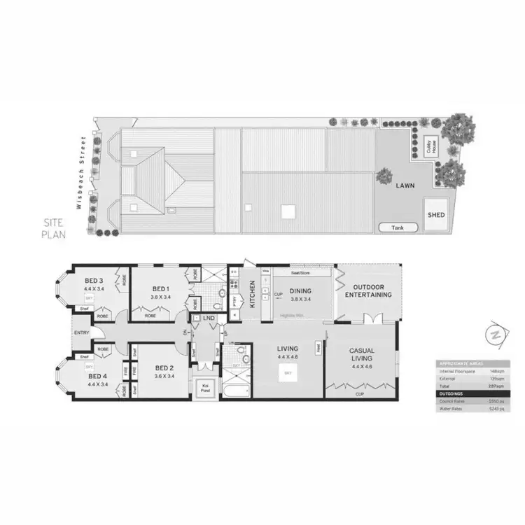 Floorplan of Homely house listing, 6 Wisbeach Street, Balmain NSW 2041