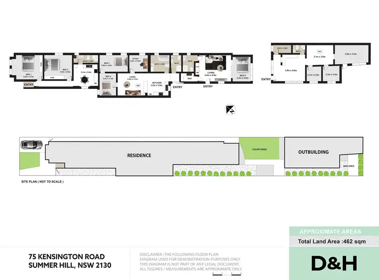 Floorplan of Homely house listing, 75 Kensington Road, Summer Hill NSW 2130