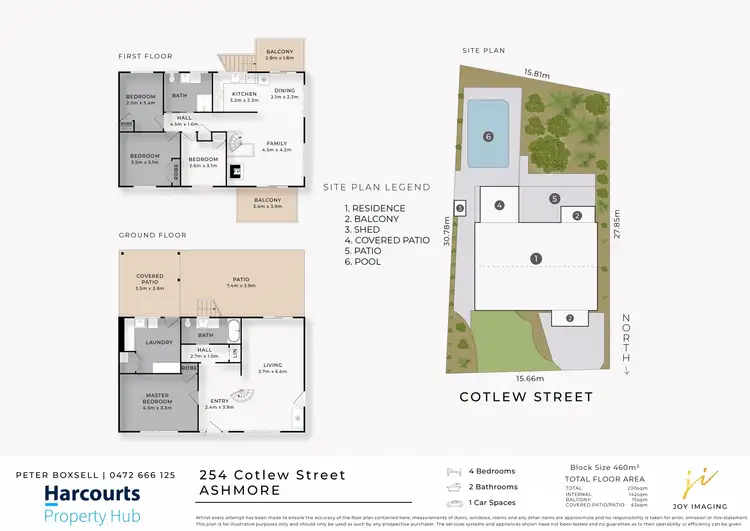 Floorplan of Homely house listing, 254 Cotlew Street, Ashmore QLD 4214