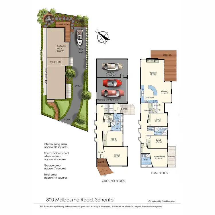 Floorplan of Homely house listing, 800 Melbourne Road, Sorrento VIC 3943