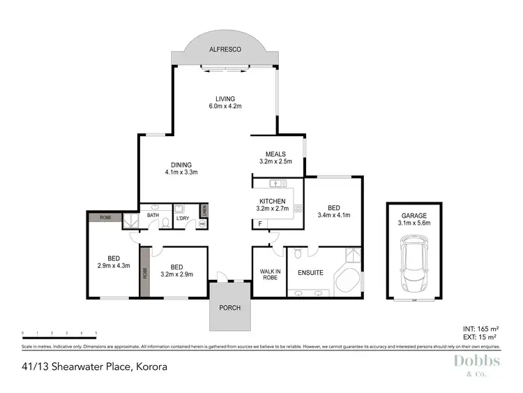 Floorplan of Homely unit listing, 41/13 Shearwater Place, Korora NSW 2450