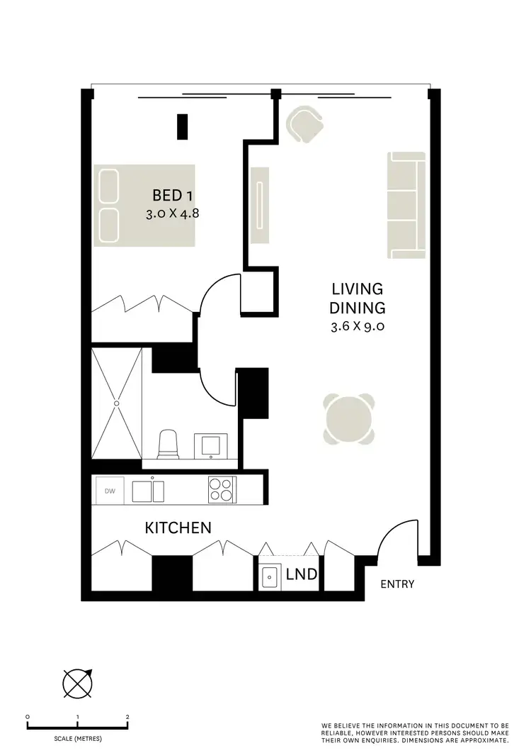 Floorplan of Homely apartment listing, 302/21 Brisbane Street, Surry Hills NSW 2010