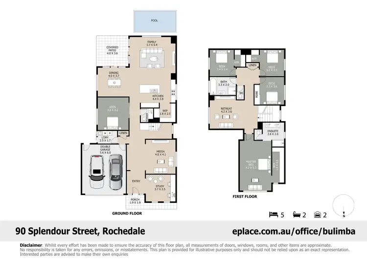 Floorplan of Homely house listing, 90 Splendour Street, Rochedale QLD 4123