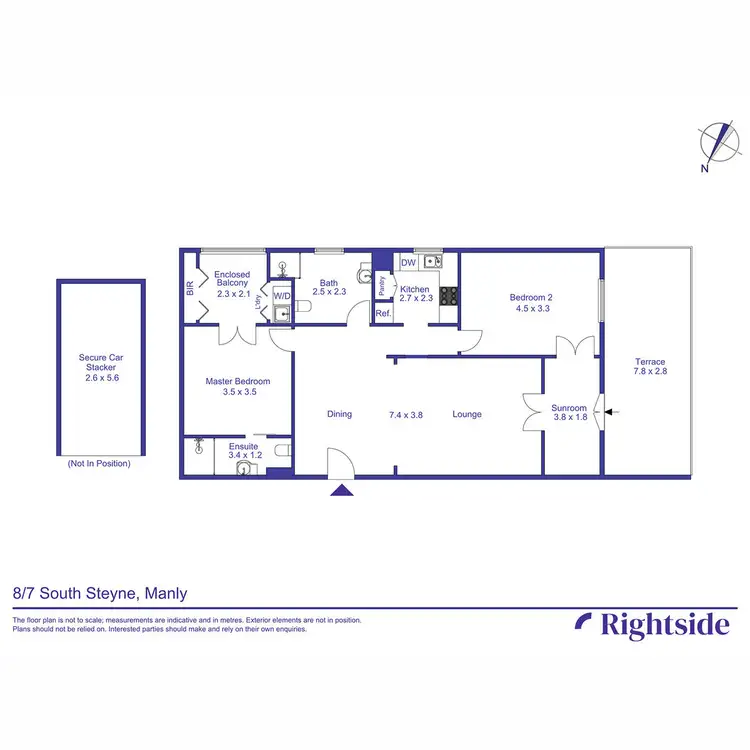 Floorplan of Homely apartment listing, 8/7 South Steyne, Manly NSW 2095