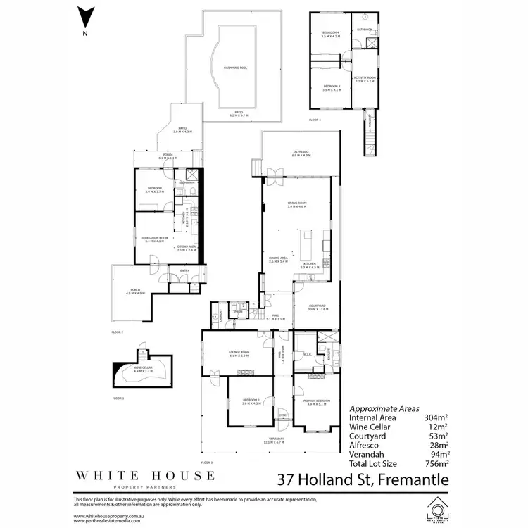 Floorplan of Homely house listing, 37 Holland Street, Fremantle WA 6160