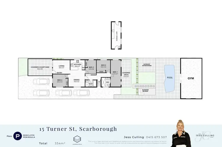 Floorplan of Homely house listing, 15 Turner Street, Scarborough QLD 4020