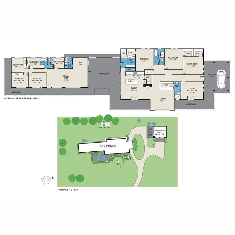 Floorplan of Homely rural property listing, 42 Durham Street, Gosforth NSW 2320