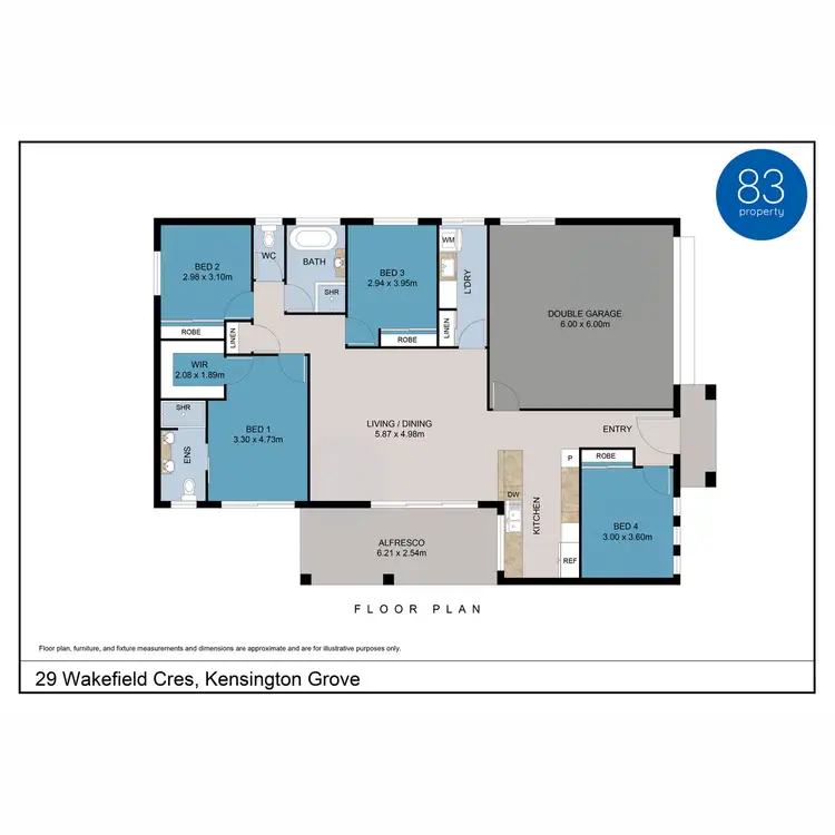 Floorplan of Homely house listing, 29 Wakefield Crescent, Kensington Grove QLD 4341