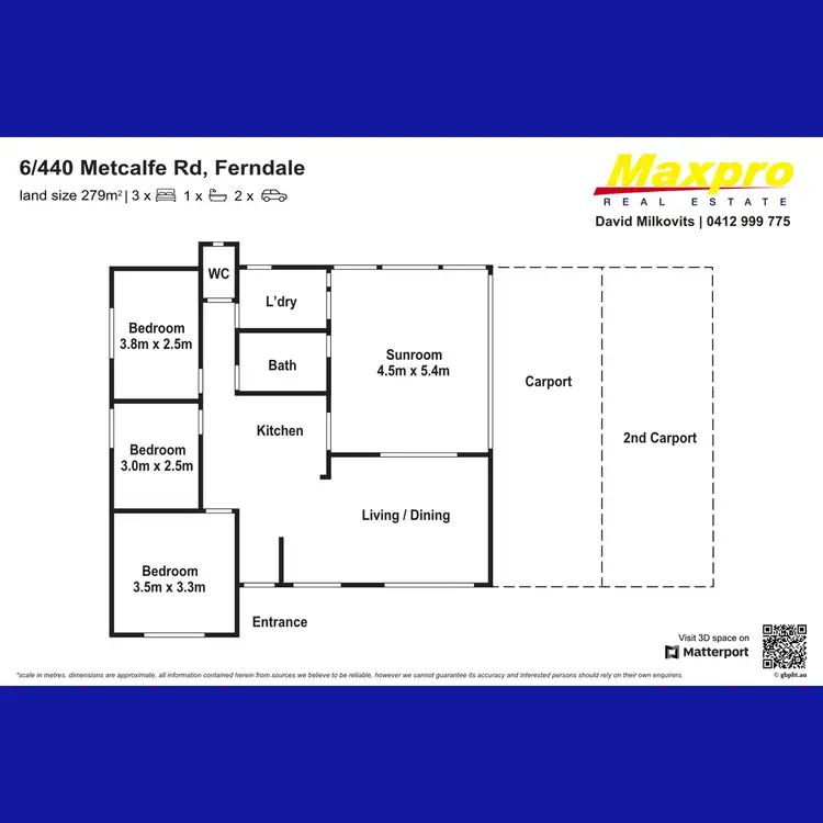 Floorplan of Homely villa listing, 6/440 Metcalfe Road, Ferndale WA 6148