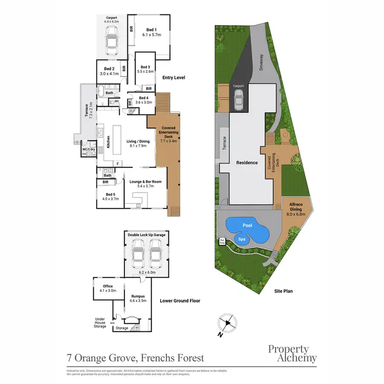 Floorplan of Homely house listing, 7 Orange Grove, Frenchs Forest NSW 2086