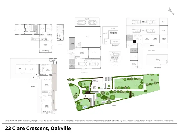 Floorplan of Homely rural property listing, 23 Clare Crescent, Oakville NSW 2765