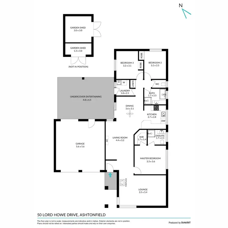 Floorplan of Homely house listing, 50 Lord Howe Drive, Ashtonfield NSW 2323